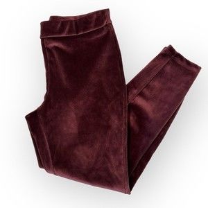 Nanette Lepore Ribbed Velour Legging Pants Women’s Large